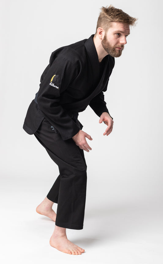 "Cursive MK2" Men's BJJ Gi - Black