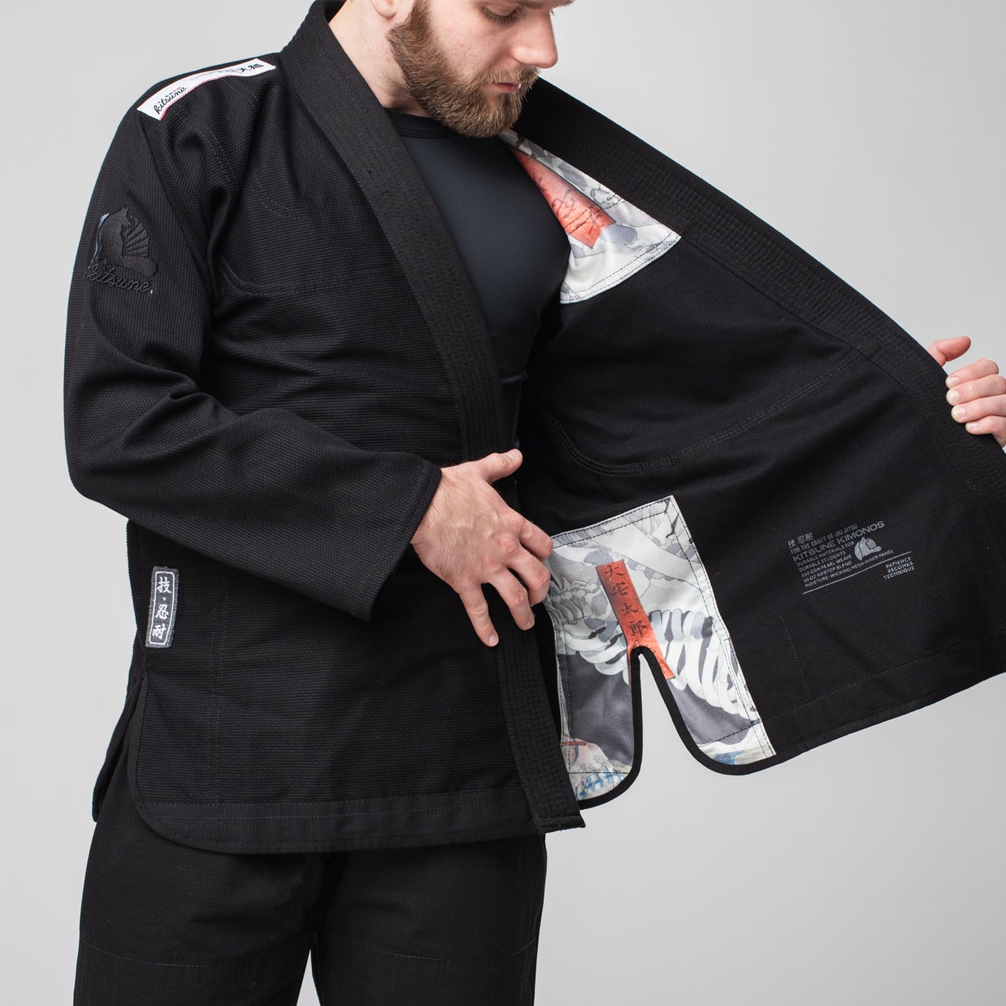 "Spectre" Men's Black BJJ Gi