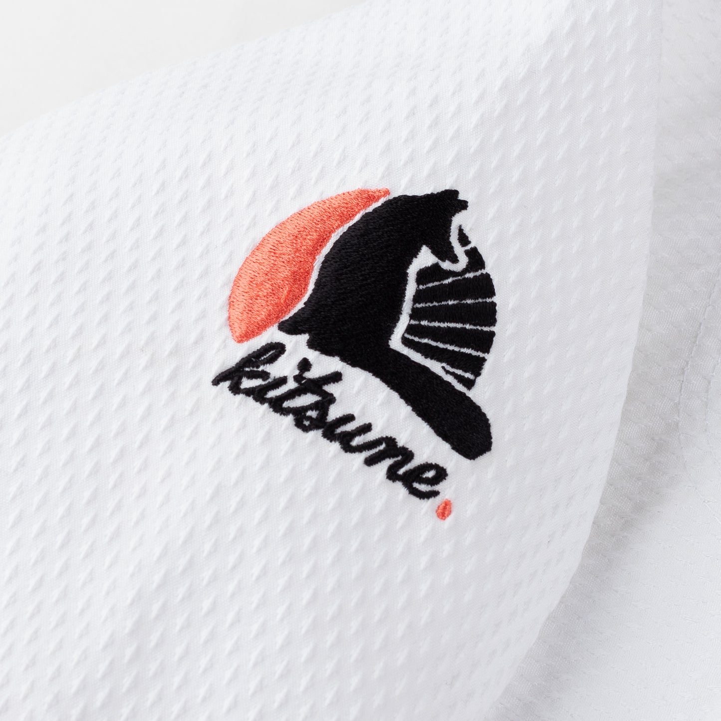 "Cursive Lite" Men's BJJ Gi - White/Coral