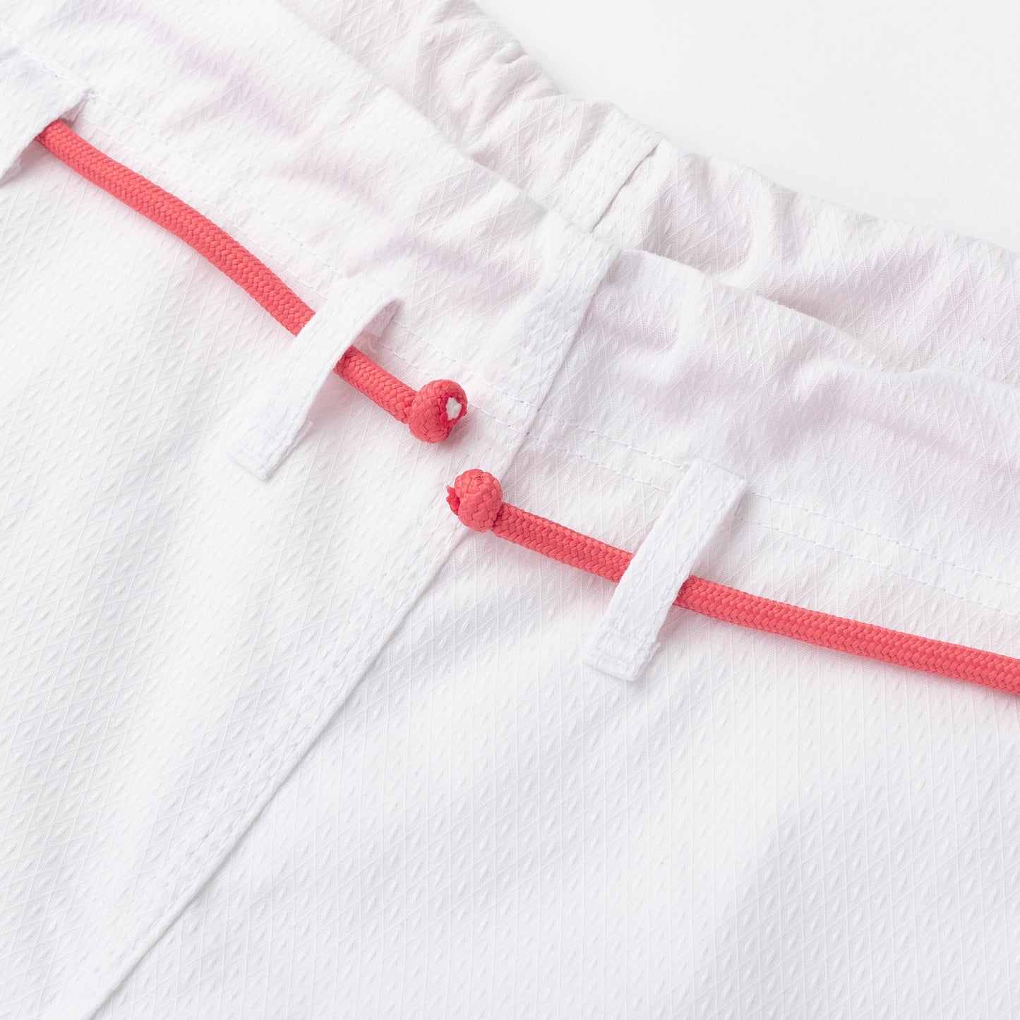 "Cursive Lite" Men's BJJ Gi - White/Coral