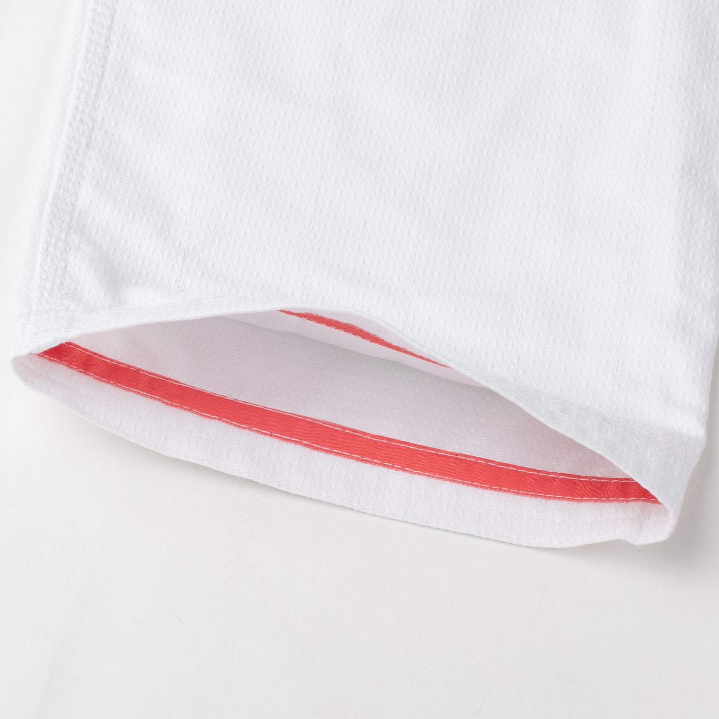 "Cursive Lite" Men's BJJ Gi - White/Coral
