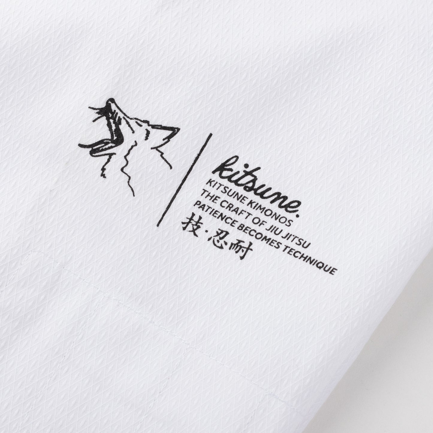 "Cursive Lite" Men's BJJ Gi - White/Coral