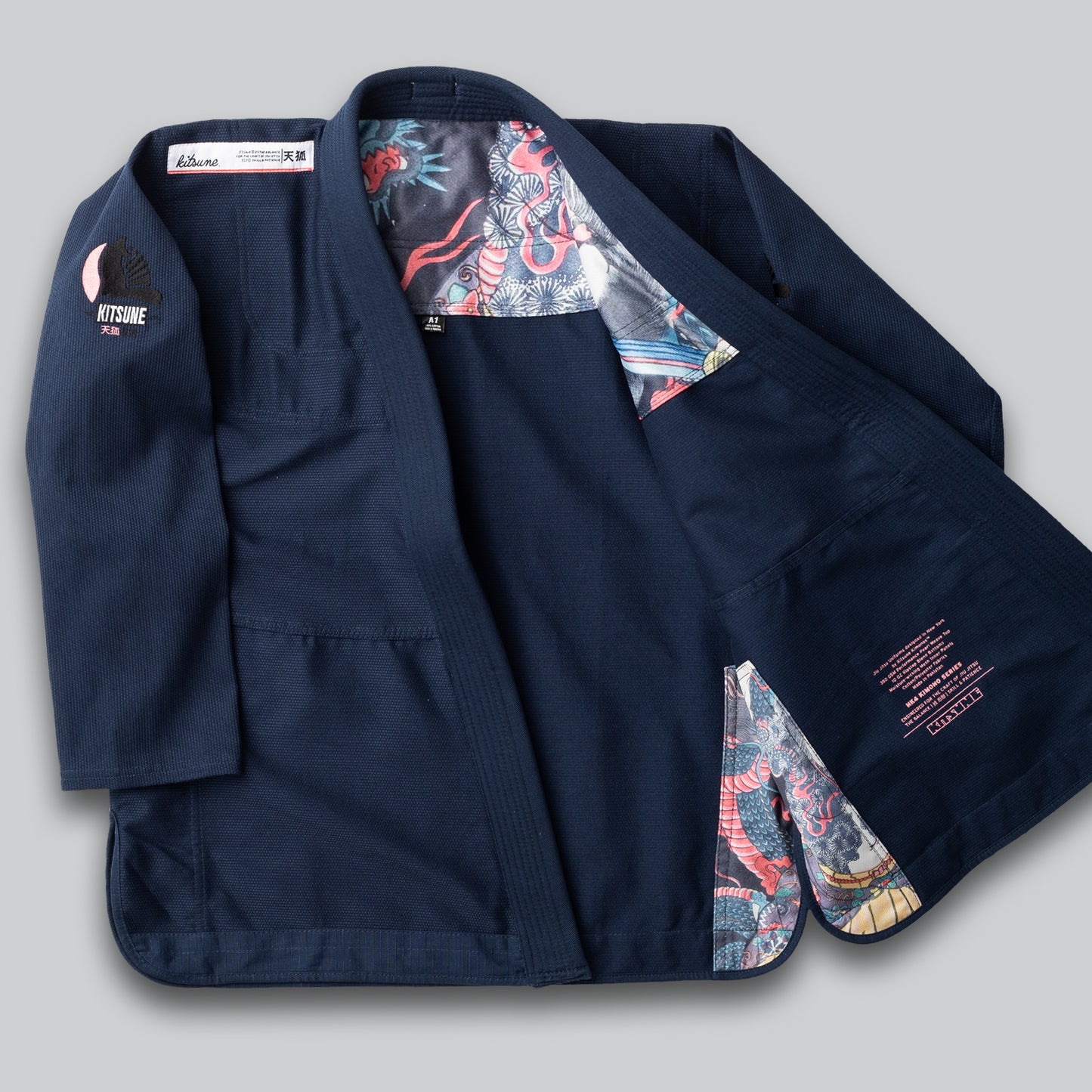 "Heroes" Navy BJJ Gi - Men's