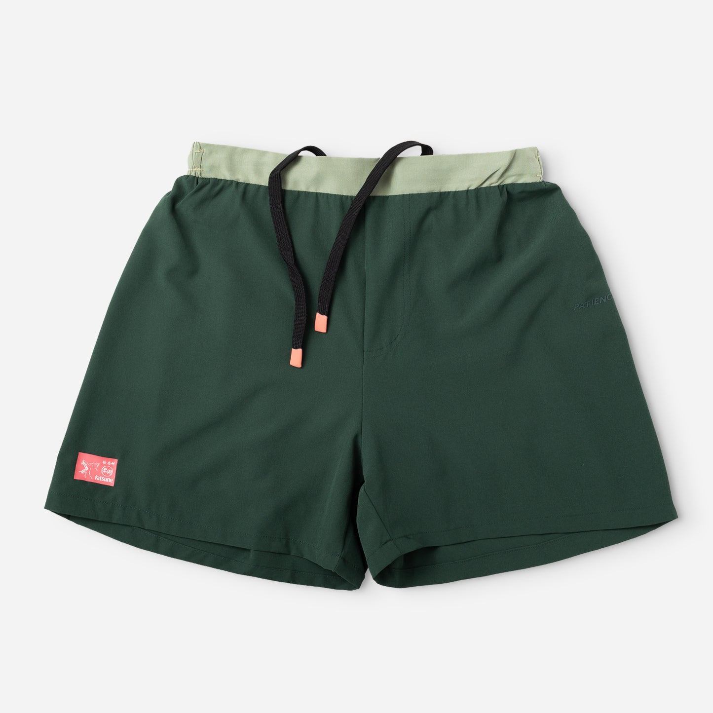 "Red Skies" Compression-Lined Shorts - Olive