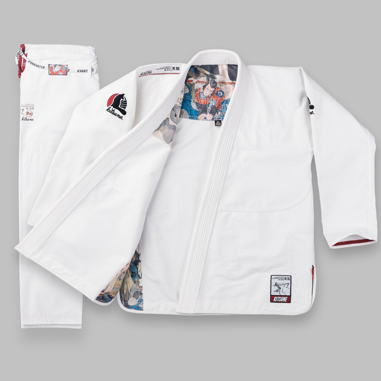 bjj gear Kitsune White BJJ Gi