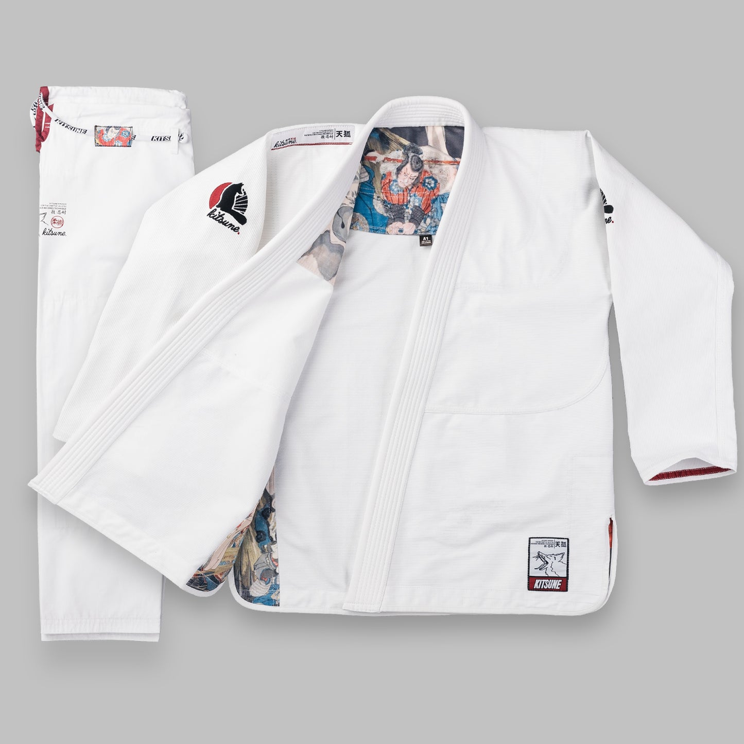 "Spectre" Men's White BJJ Gi