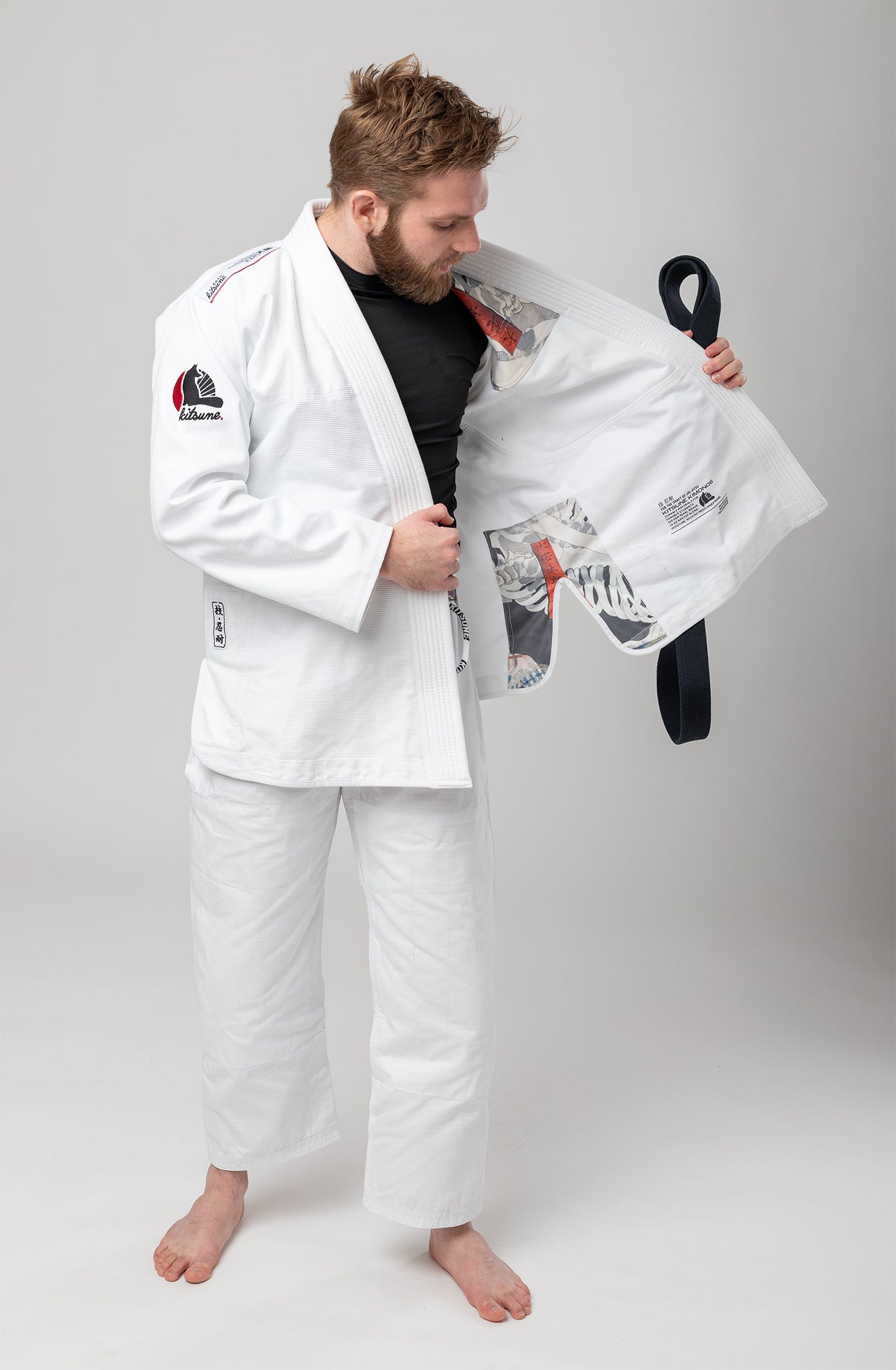 "Spectre" Men's White BJJ Gi