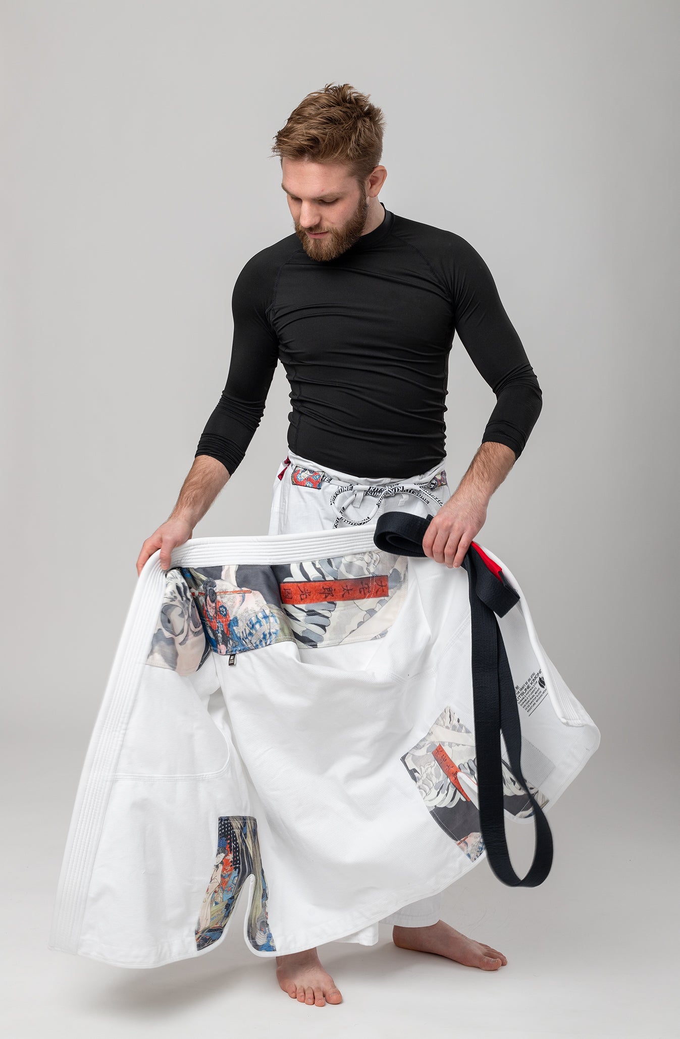 "Spectre" Men's White BJJ Gi