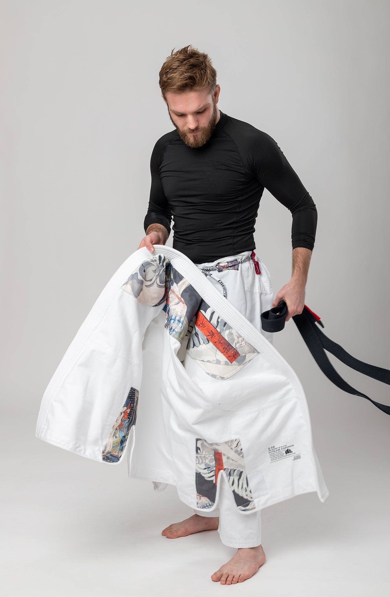 "Spectre" Men's White BJJ Gi