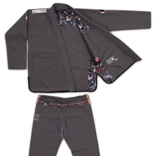 "Dragon" Women's BJJ Gi - Dark Grey