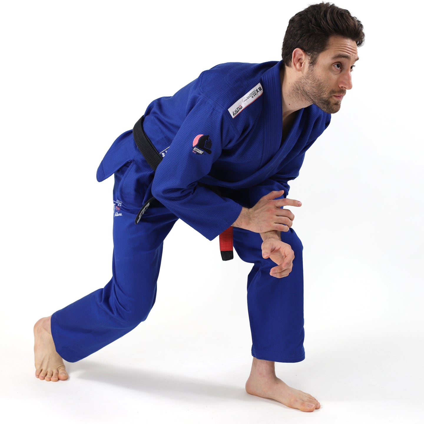 "Red Skies" Men's BJJ Gi - Royal Blue