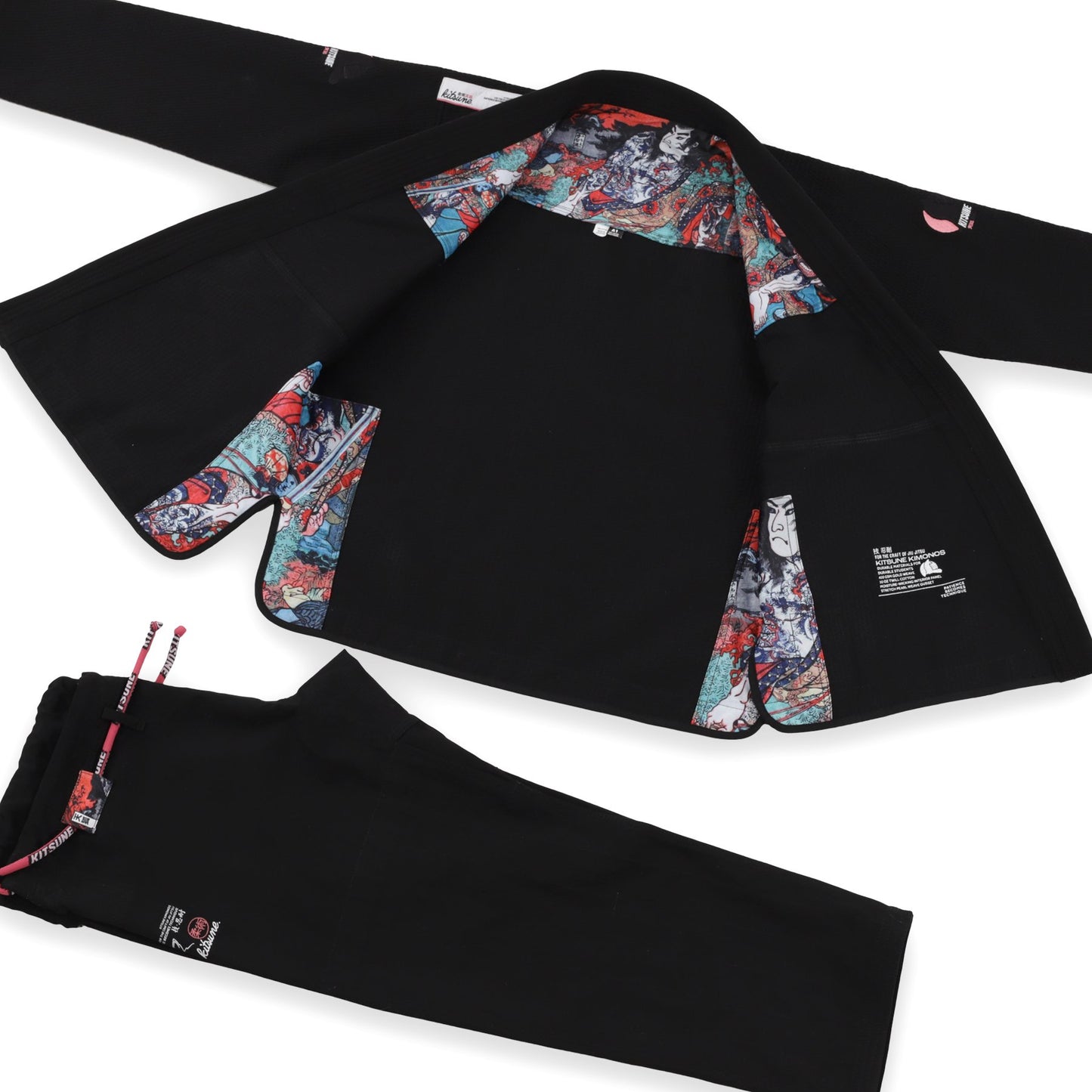 "Red Skies" Women's BJJ Gi - Black