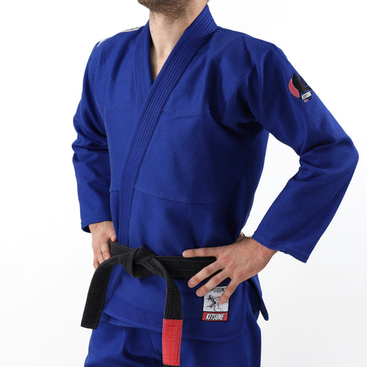 "Red Skies" Men's BJJ Gi - Royal Blue