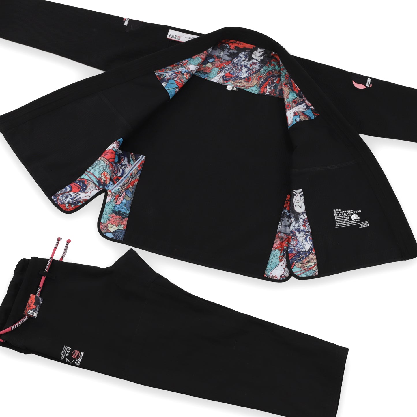 "Red Skies" Men's BJJ Gi - Black