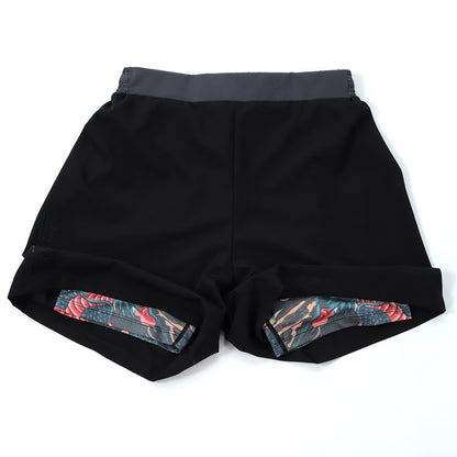 "Red Skies" Compression-Lined Shorts