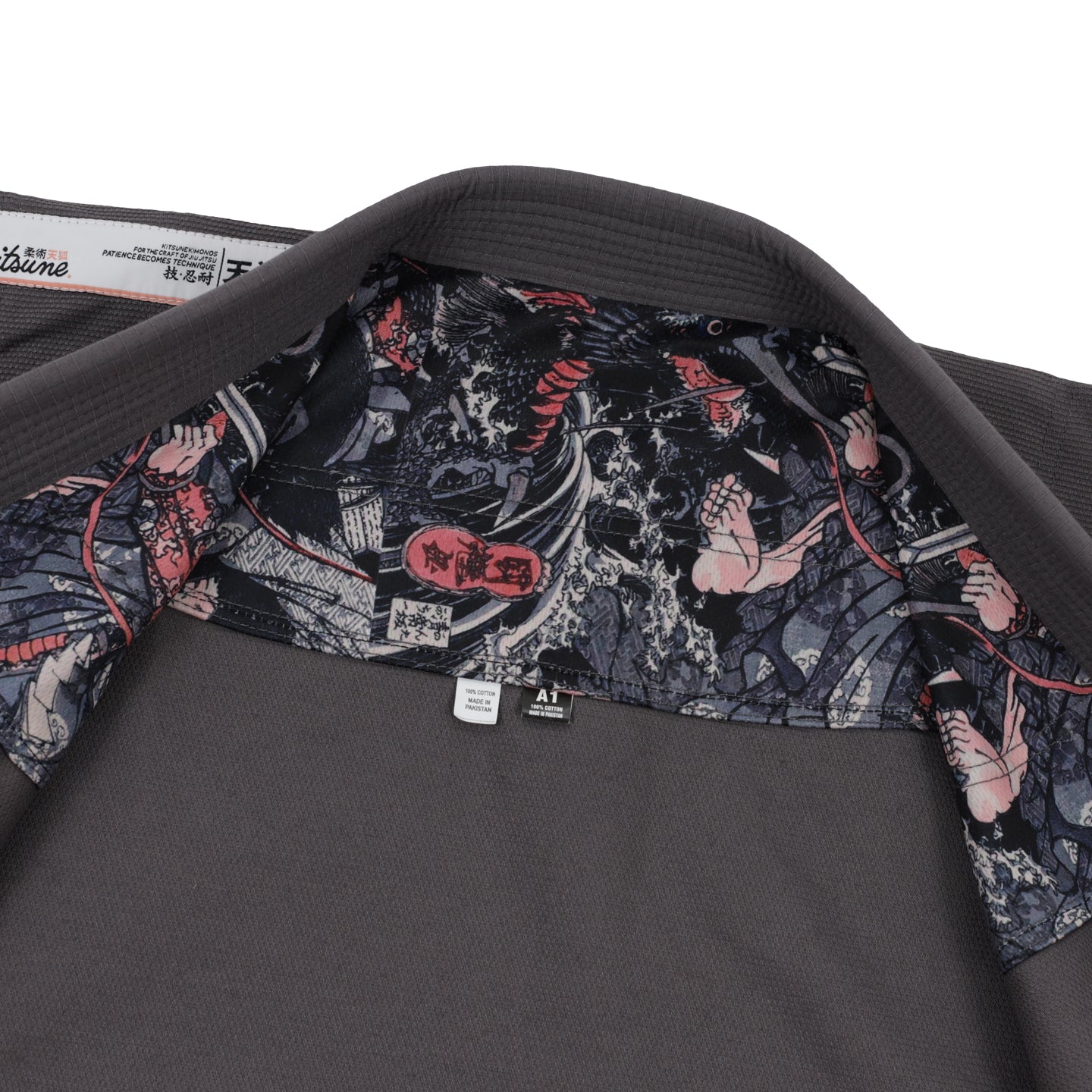"Dragon" Women's BJJ Gi - Dark Grey