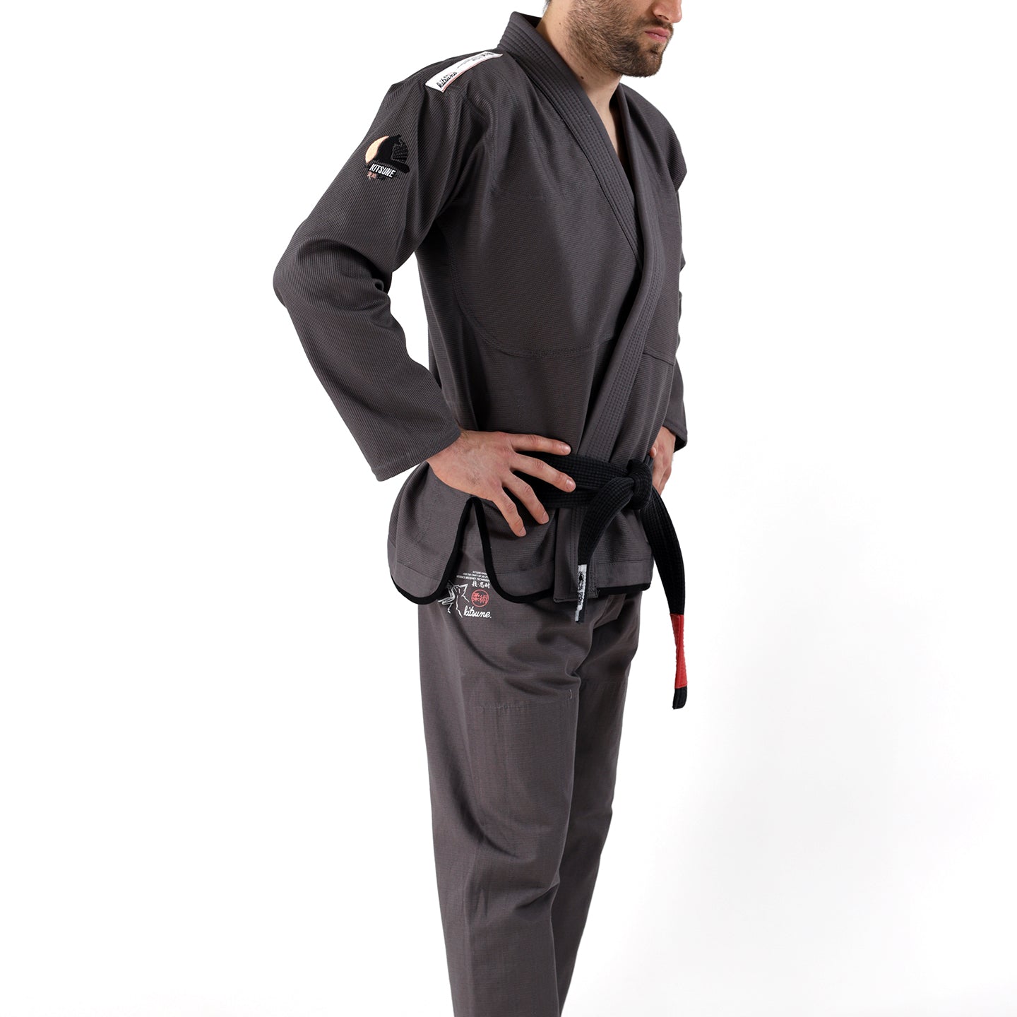 "Dragon" Men's BJJ Gi - Dark Grey