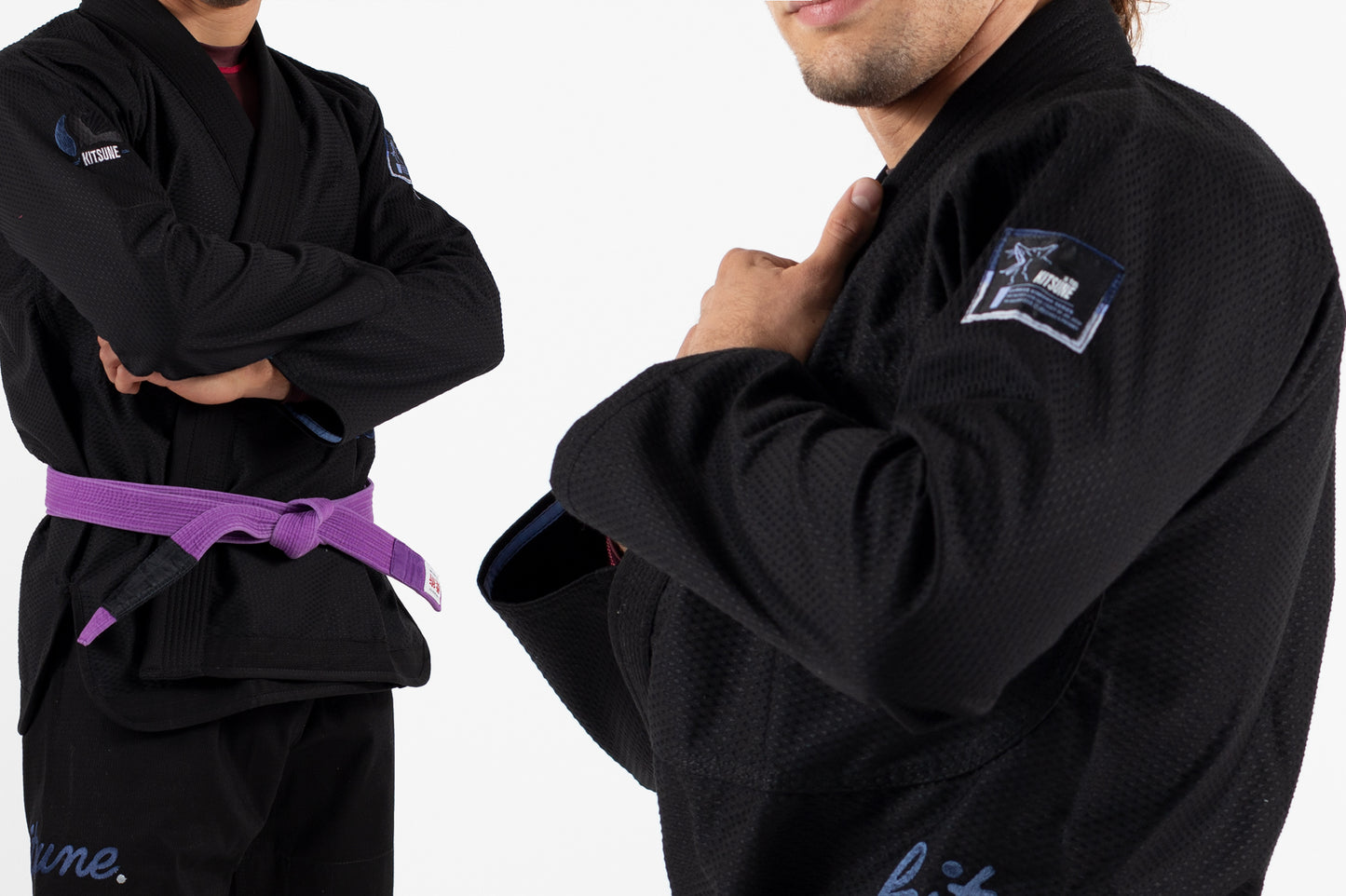 "Cursive LITE" Black BJJ Gi - Men's