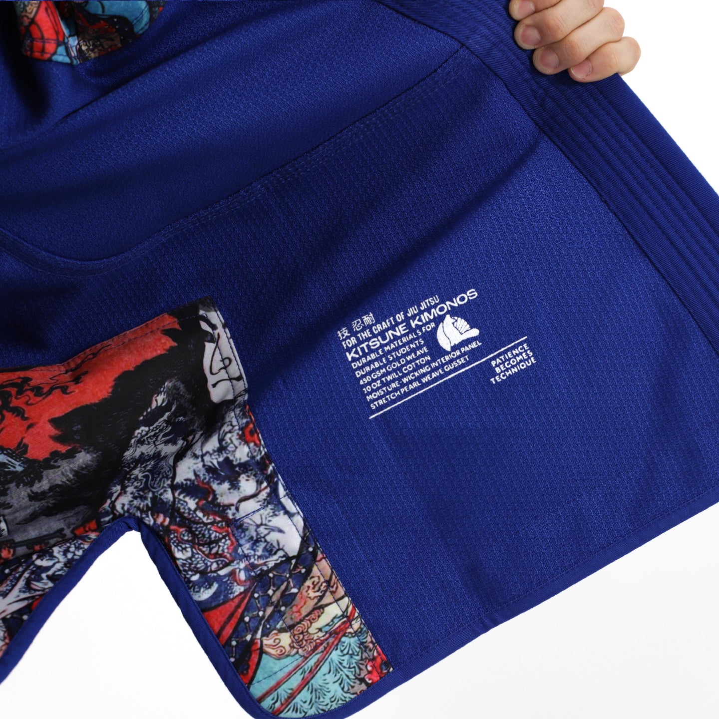 "Red Skies" Men's BJJ Gi - Royal Blue