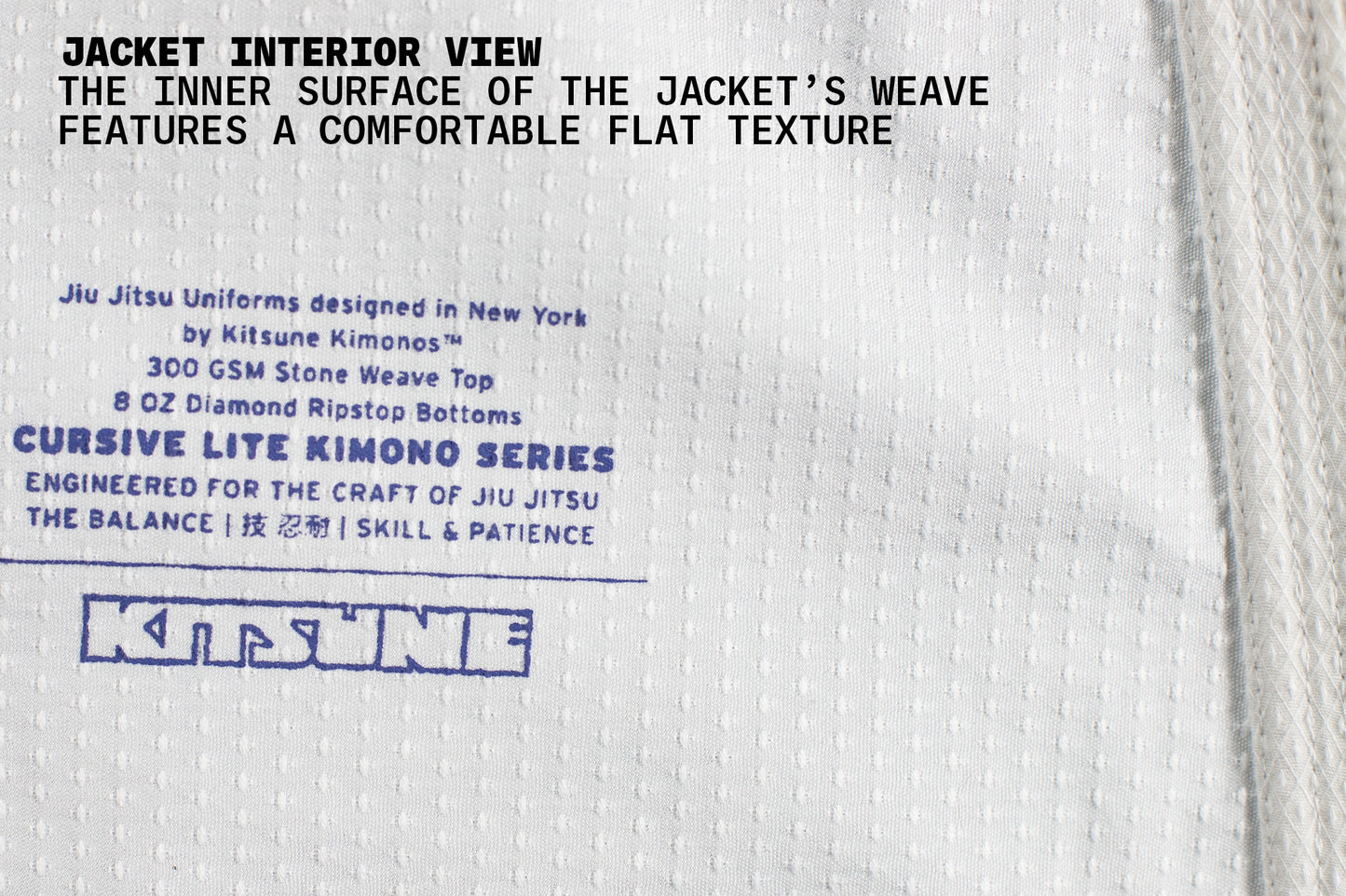 "Cursive LITE" BJJ Gi - Men's
