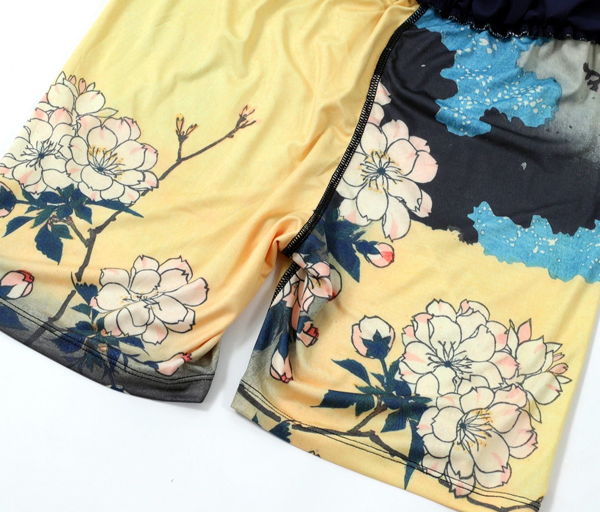 "Bloom" Compression-Lined Shorts - Navy
