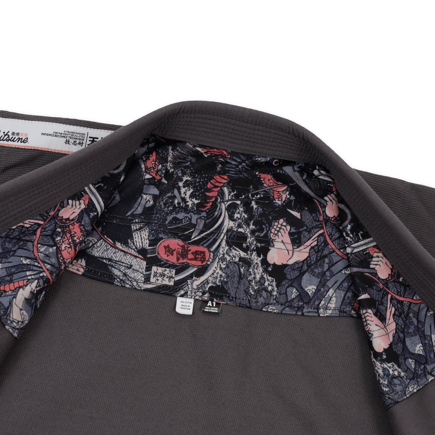 "Dragon" Men's BJJ Gi - Dark Grey