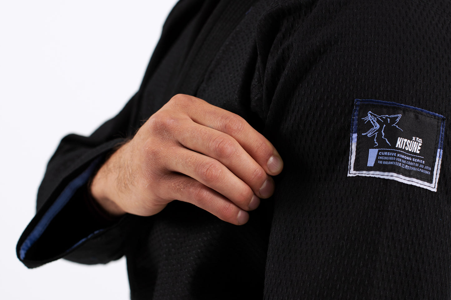 "Cursive LITE" Black BJJ Gi - Men's