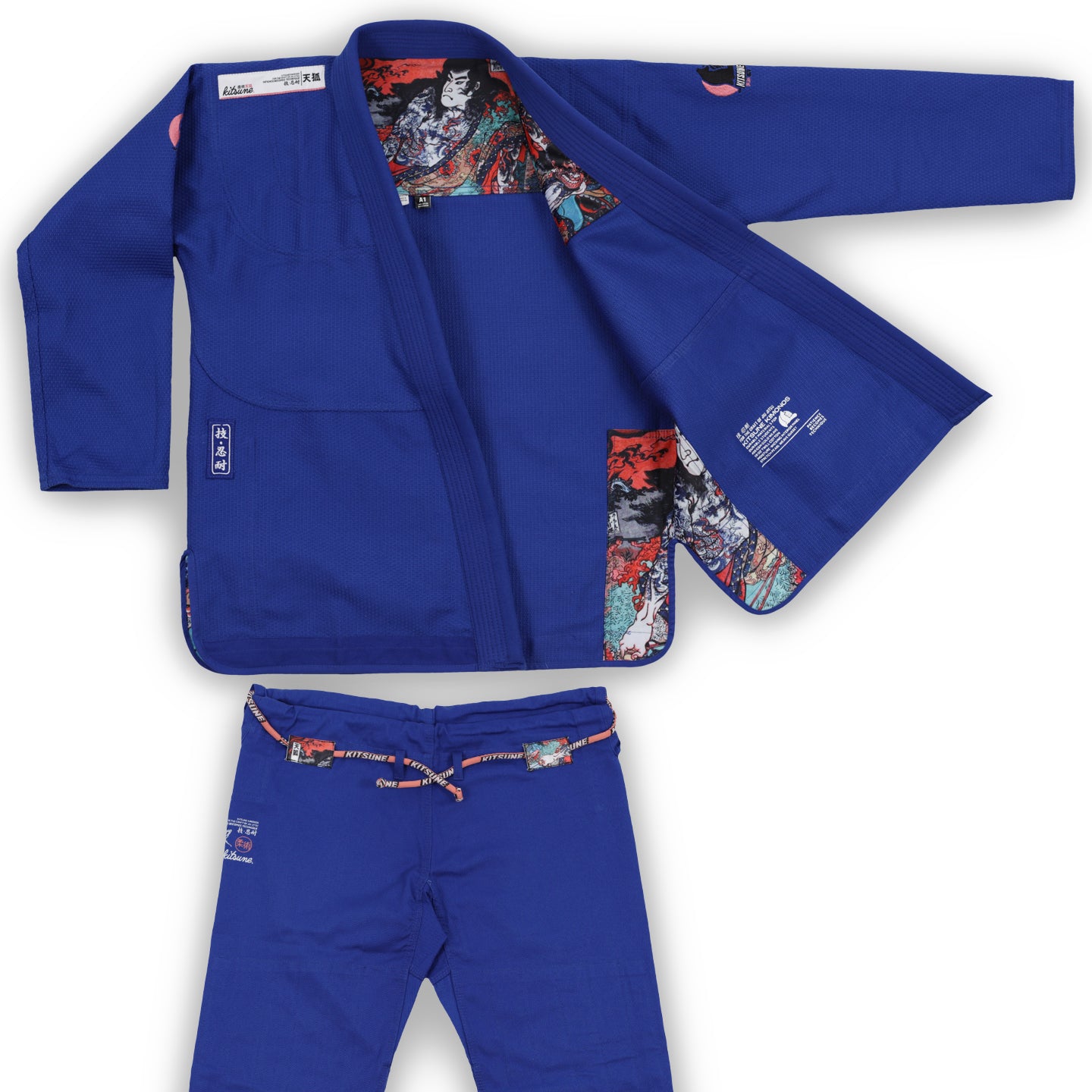 "Red Skies" Men's BJJ Gi - Royal Blue