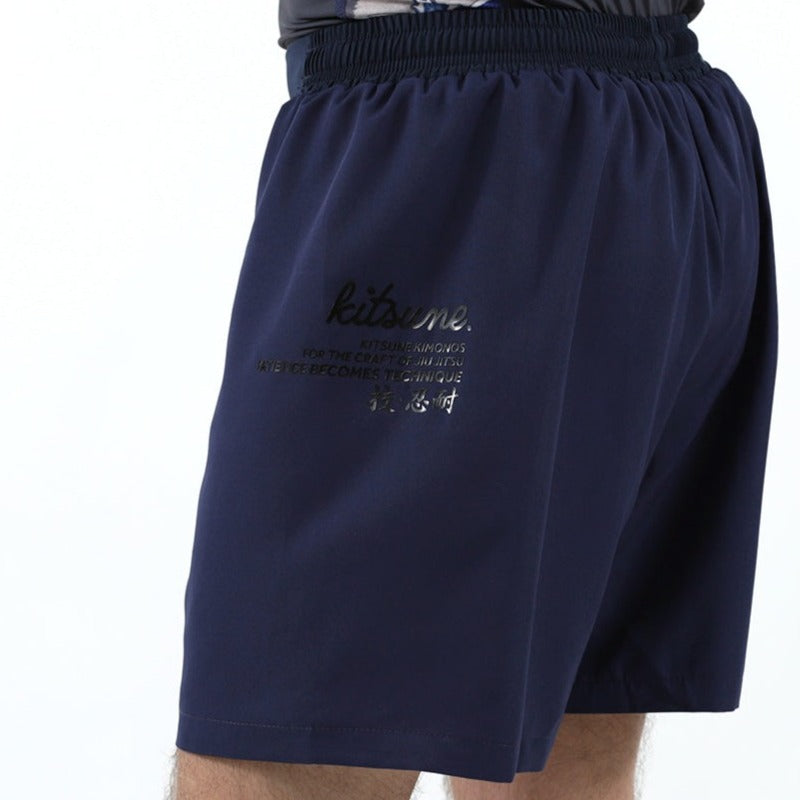 "Bloom" Compression-Lined Shorts - Navy