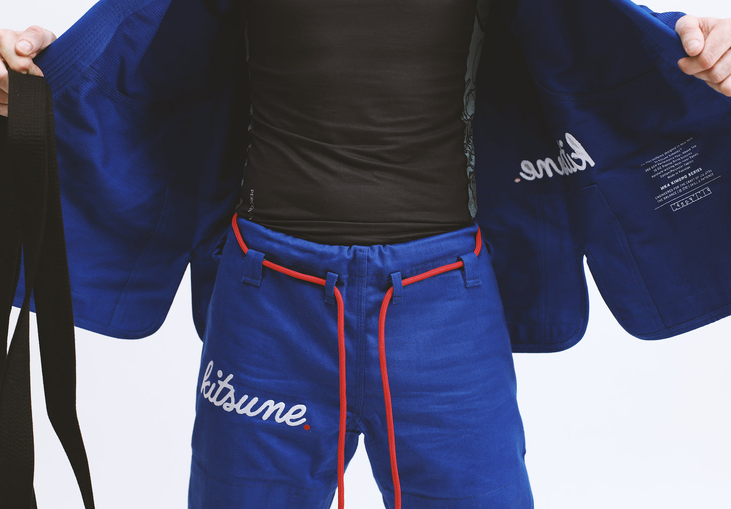 "Cursive" Heavier Weight Blue BJJ Gi - Women's