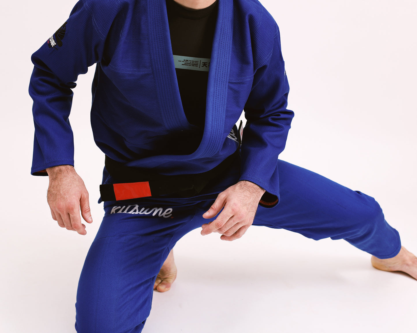 "Cursive" Heavier Weight Blue BJJ Gi - Men's