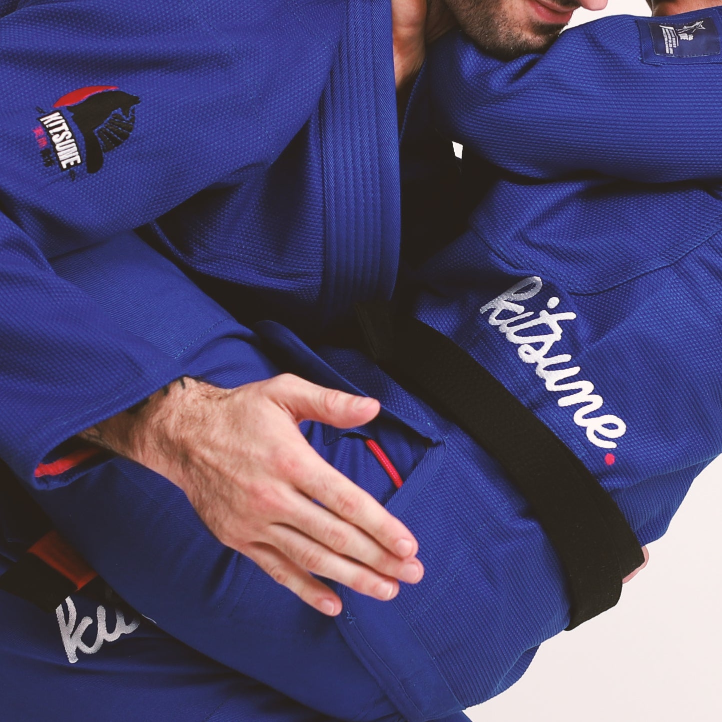 "Cursive" Heavier Weight Blue BJJ Gi - Women's