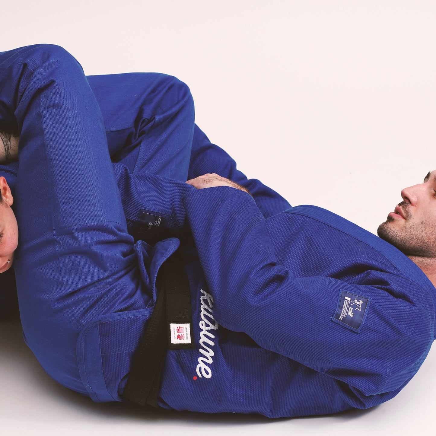 "Cursive" Heavier Weight Blue BJJ Gi - Women's