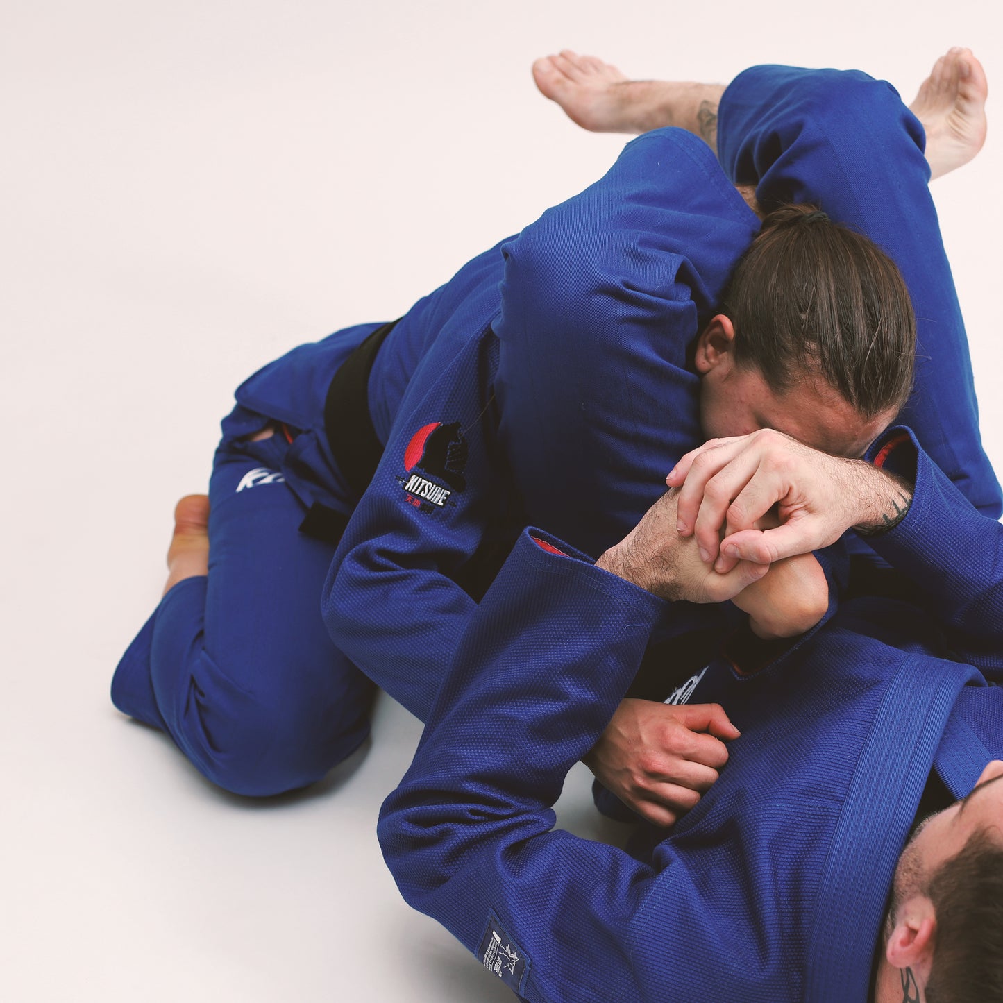 "Cursive" Heavier Weight Blue BJJ Gi - Women's