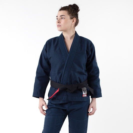 "Red Skies" Women's BJJ Gi - Navy Blue