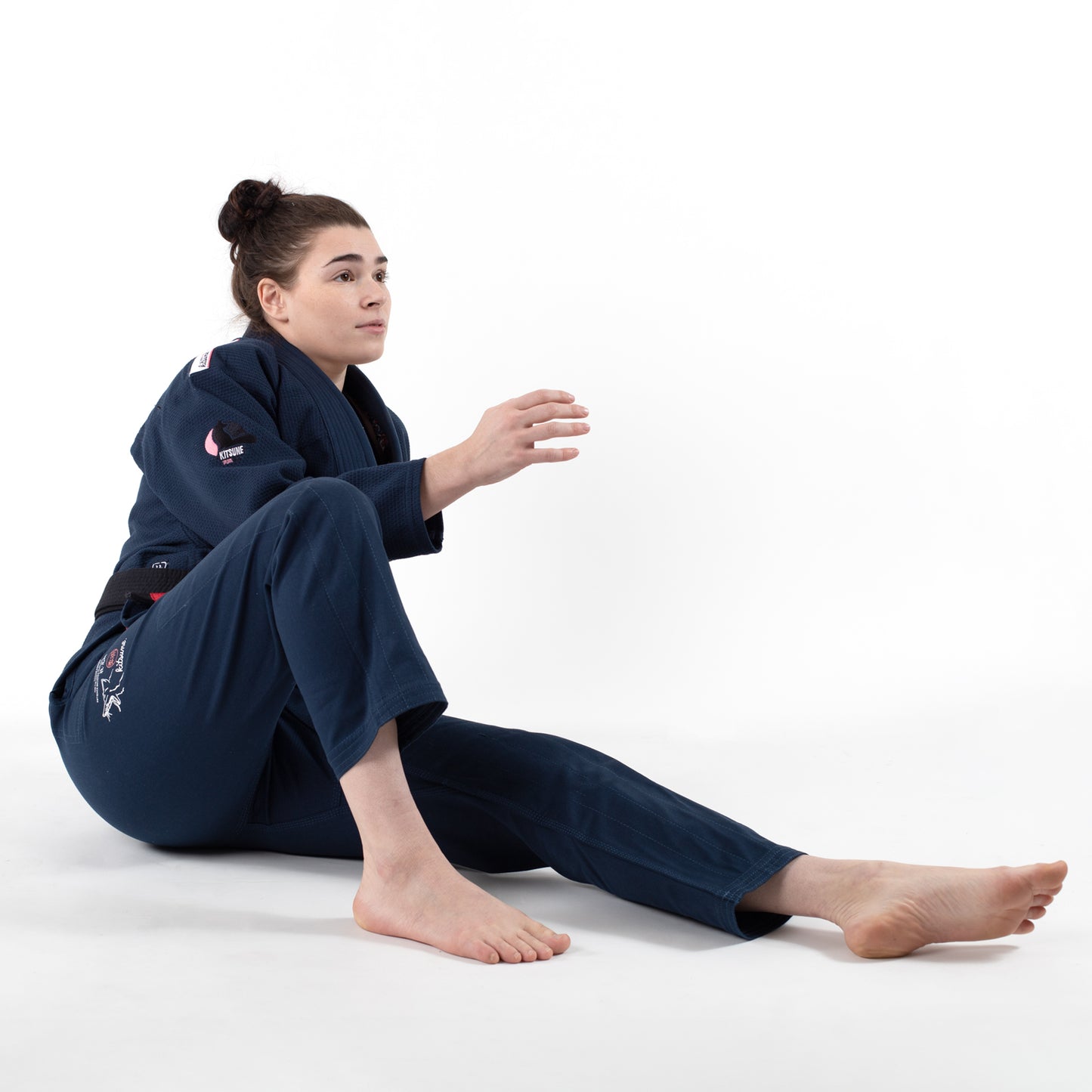 "Red Skies" Women's BJJ Gi - Navy Blue