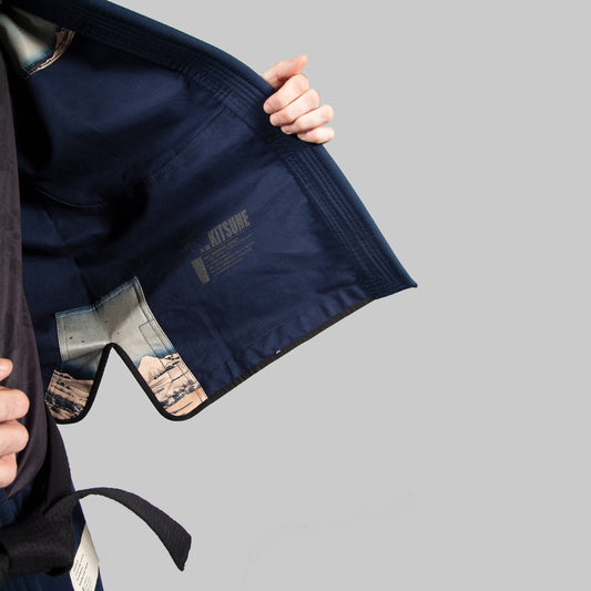 "Views" Navy Blue BJJ Gi - Women's