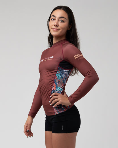 Red Skies Women's Rash Guard