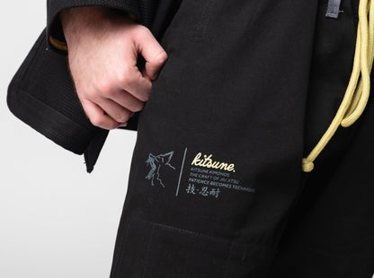 "Cursive MK2" Men's BJJ Gi - Black