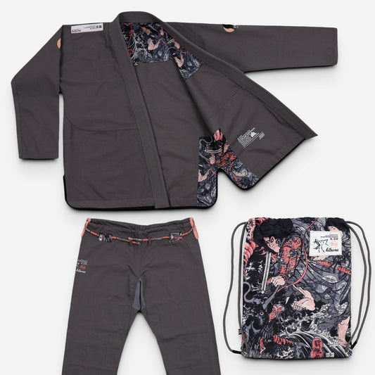 "Dragon" Men's BJJ Gi - Dark Grey