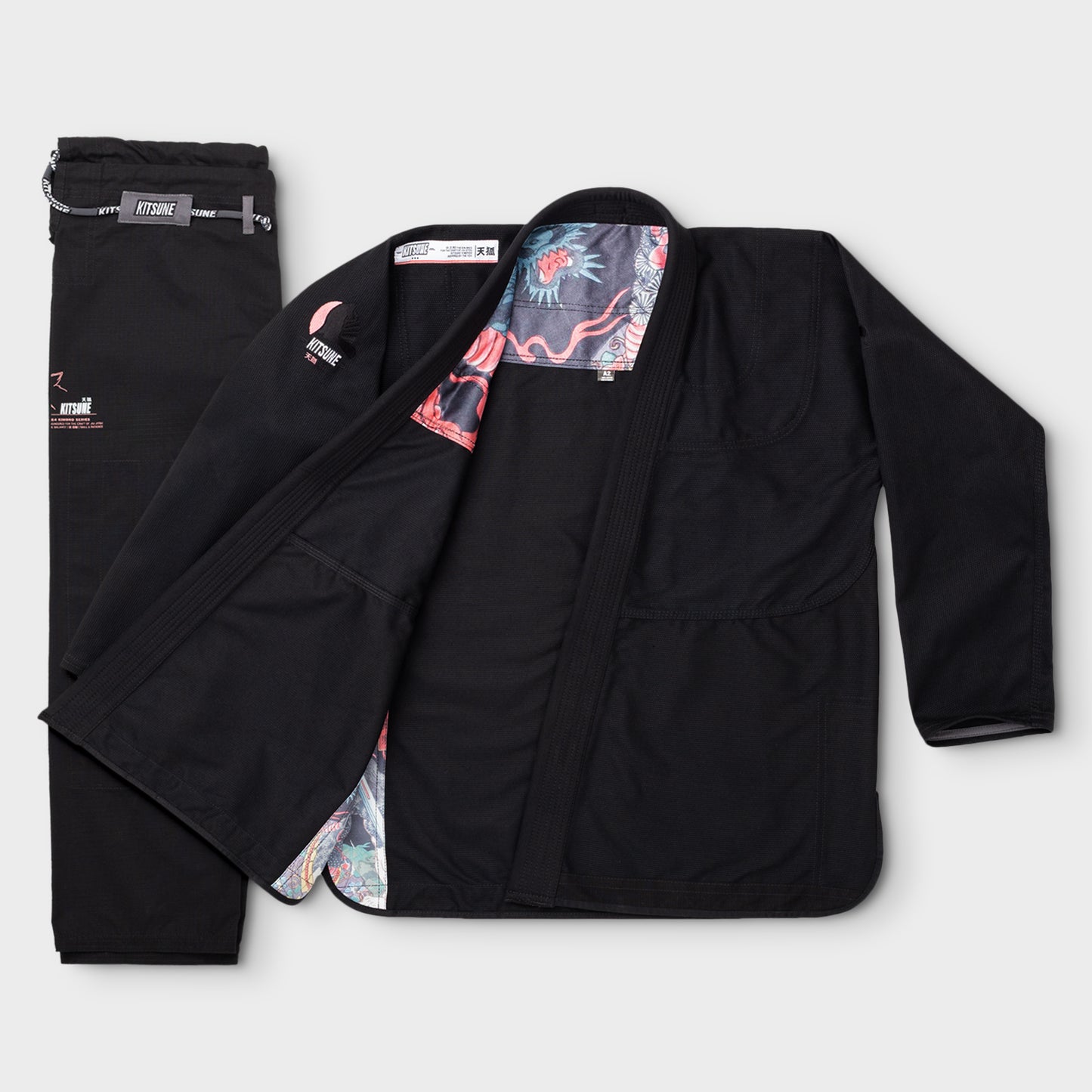"Heroes" Black BJJ Gi - Men's