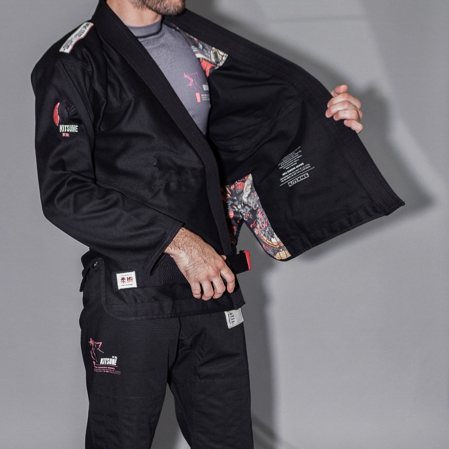 "Heroes" Black BJJ Gi - Men's