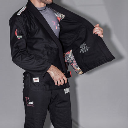 "Heroes" Black BJJ Gi - Men's
