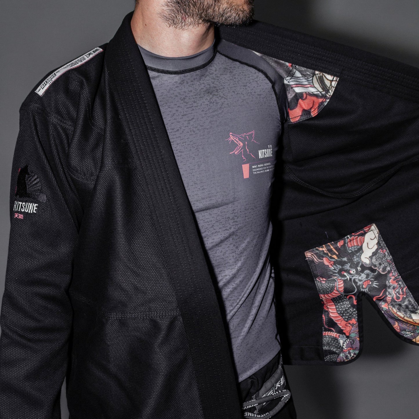 "Heroes" Black BJJ Gi - Men's