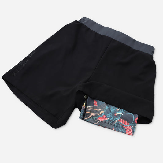 "Red Skies" Compression-Lined Shorts