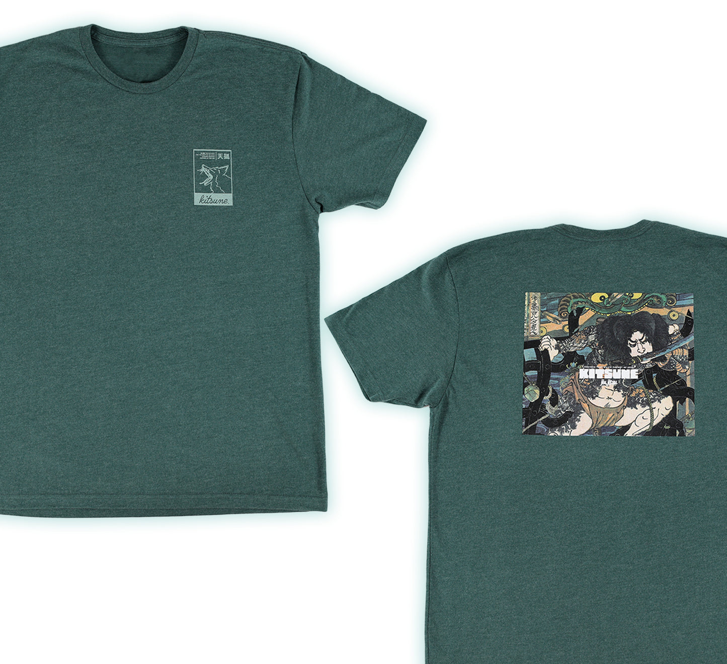 BOX T-Shirt - Green Edition (Sueded Blend)